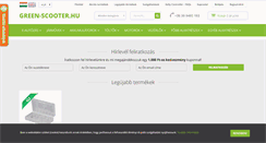 Desktop Screenshot of green-scooter.hu