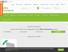 Tablet Screenshot of green-scooter.hu